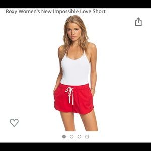 Roxy New Impossible Love ❤️ Shorts 🩳